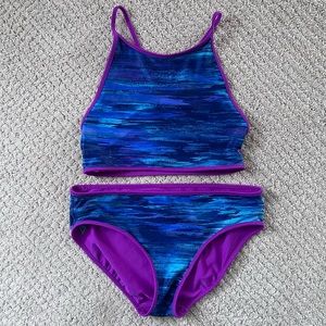 Ivivva 2-piece Reversible Swim Set Size 10/12